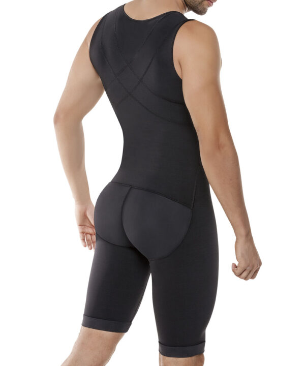 Men’s abdomen and legs control bodysuit - Style 298 - Image 2