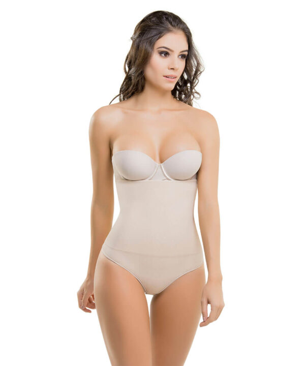 Strapless Ultra Compression Body Shaper Thong - 1560 - Image 3