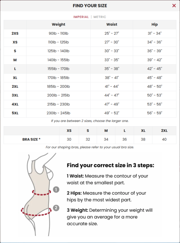 High-compression body shaper - Styles 2117 / 2118 - Image 11